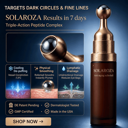 🔥🕊️New & Upgraded: Solaroza® 360° Ice-Cool Roller — Visibly reduces dark circles, puffiness, and fine lines in 7 days. Powered by Matrixyl 3000, Neuro-peptides)
