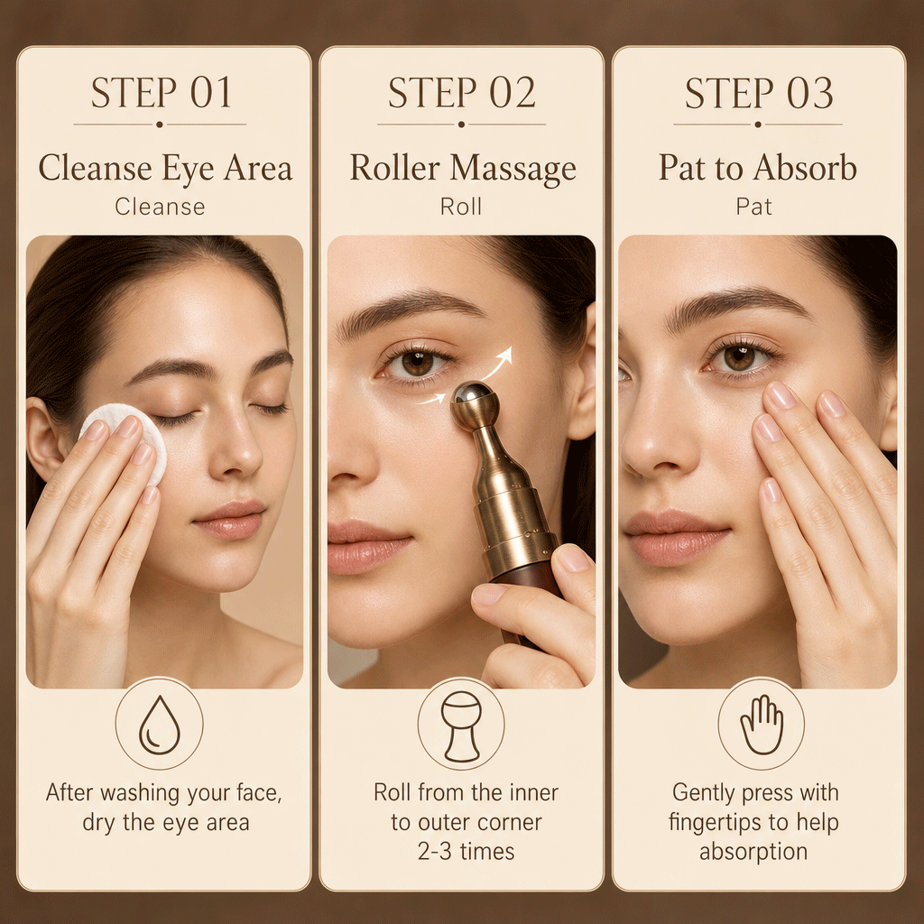 🔥🕊️New & Upgraded: Solaroza® 360° Ice-Cool Roller — Visibly reduces dark circles, puffiness, and fine lines in 7 days. Powered by Matrixyl 3000, Neuro-peptides)