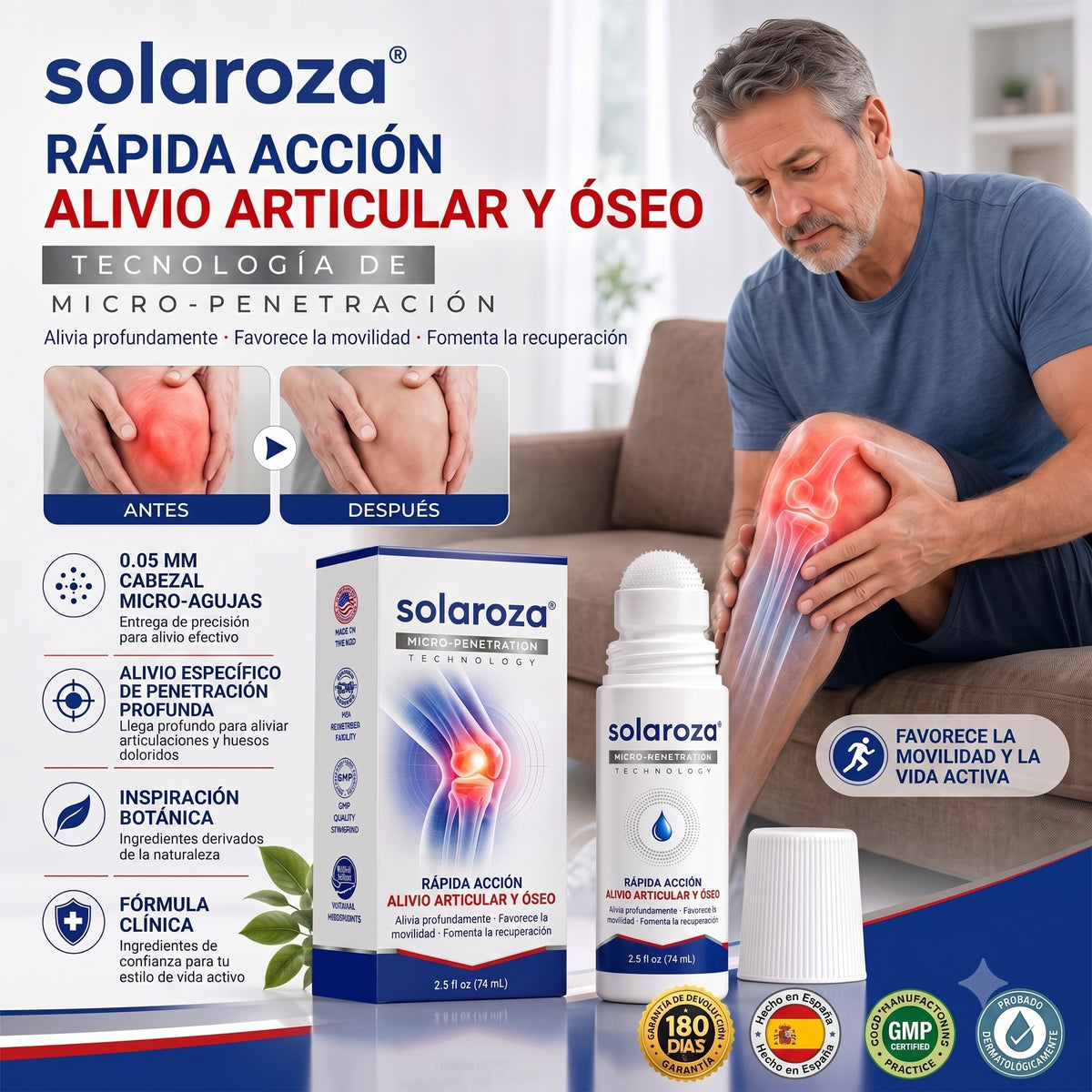 🦵New & Upgraded: Solaroza® 360° Ice-Cool Roller — Visibly reduces dark circles, puffiness, and fine lines in 7 days. Powered by Matrixyl 3000