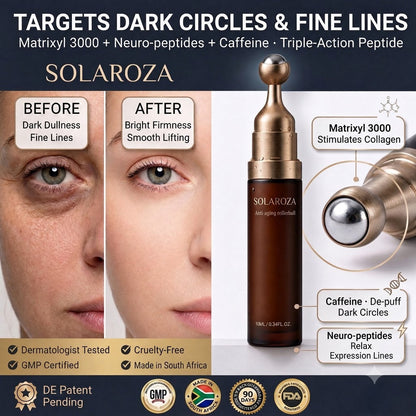 🔥🕊️New & Upgraded: Solaroza® 360° Ice-Cool Roller — Visibly reduces dark circles, puffiness, and fine lines in 7 days. Powered by Matrixyl 3000, Neuro-peptides)